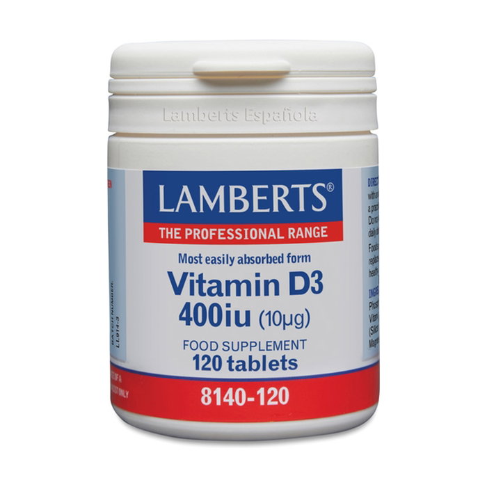 Lamberts Vitamina D3 400 UI 120 cápsulas Lamberts Vitamina D3 400 UI 120 cápsulas