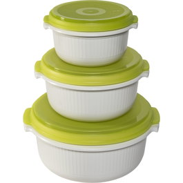 Emsa Micro Family Microwave Starter Set Green de 3 piezas