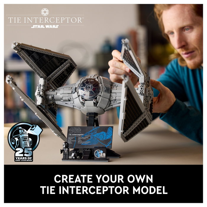 LEGO Star Wars TIE Interceptor 75382 Juego de Construcción 1931 Piezas - Nave Espacial