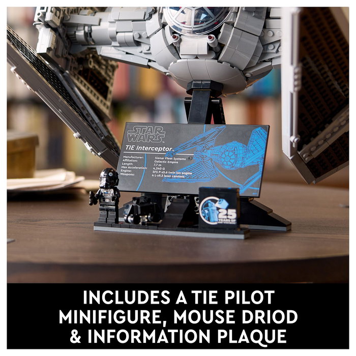 LEGO Star Wars TIE Interceptor 75382 Juego de Construcción 1931 Piezas - Nave Espacial