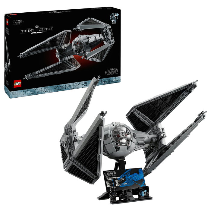 LEGO Star Wars TIE Interceptor 75382 Juego de Construcción 1931 Piezas - Nave Espacial