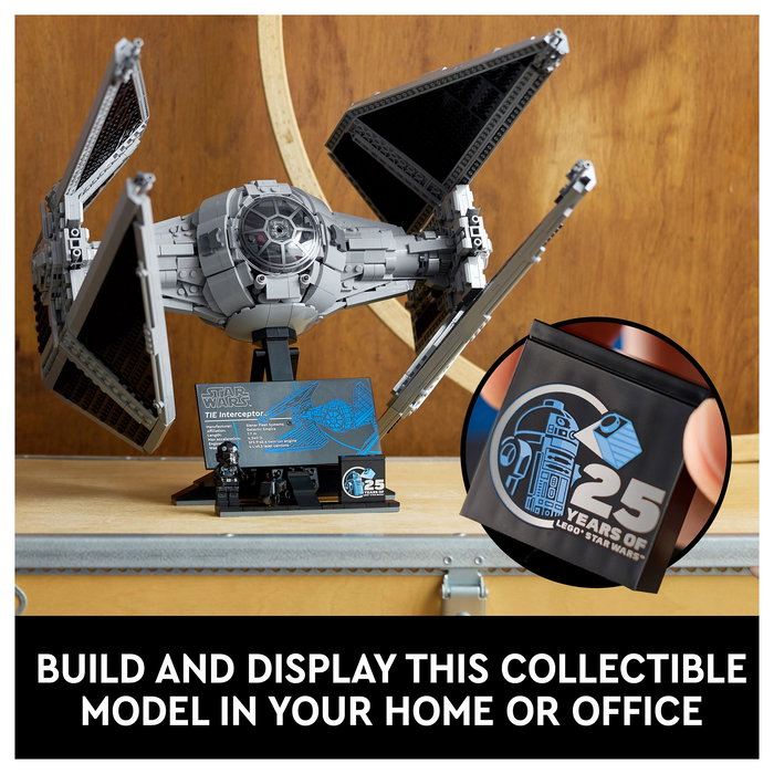 LEGO Star Wars TIE Interceptor 75382 Juego de Construcción 1931 Piezas - Nave Espacial