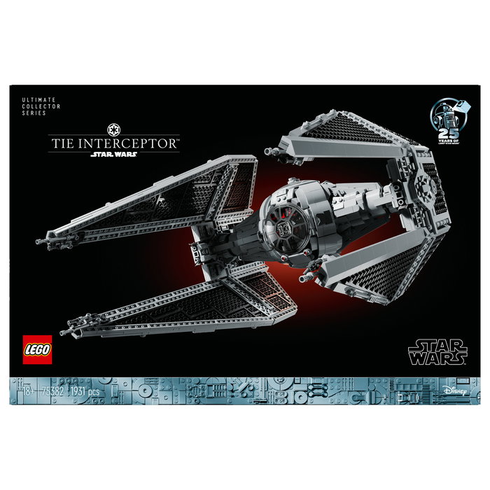 LEGO Star Wars TIE Interceptor 75382 Juego de Construcción 1931 Piezas - Nave Espacial