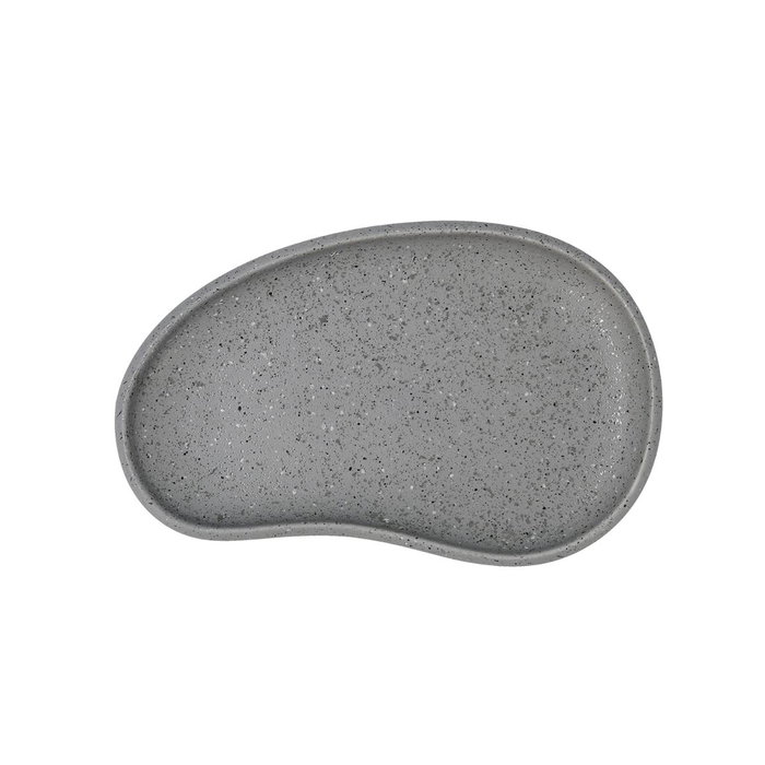 Bidasoa Fuente de Porcelana Petrea Gris 25,5x16cm Bidasoa Fuente de Porcelana Petrea Gris 25,5x16cm