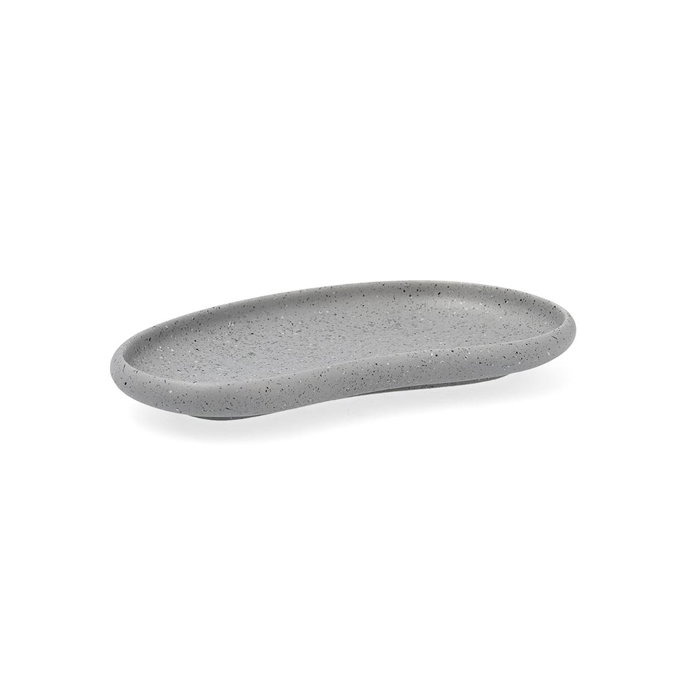 Bidasoa Fuente de Porcelana Petrea Gris 25,5x16cm Bidasoa Fuente de Porcelana Petrea Gris 25,5x16cm