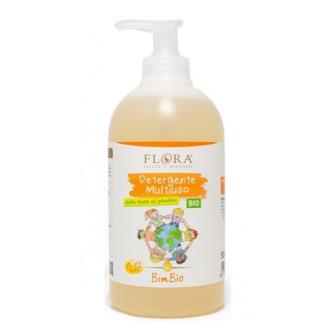 FLORA Gel Ducha Baño Niños Ecológico Piel Sensible 500 Ml