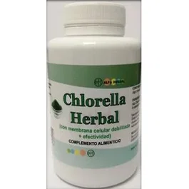 Alfa Herbal Chlorella - 90 Cápsulas - Suplemento de Alga Rica en Proteínas, Antioxidantes, Clorofila, Vitaminas y Minerales