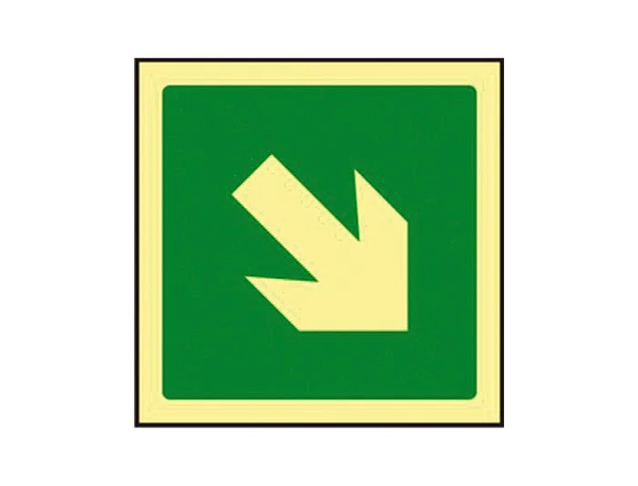 Syssa Señal de Vía de Evacuación PVC Fotoluminiscente Informativa 224x224 mm Syssa Señal de Vía de Evacuación PVC Fotoluminiscente Informativa 224x224 mm