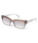 Police SPLG22-560918 Gafas de sol para mujer con lentes marrones