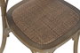 DKD Home Decor Silla Alpino Olmo y Ratan Envejecido 52.5 x 88 x 50 cm (2 Unidades)