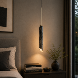 Design by Us Lámpara Colgante Marble Art Charcoal GU10