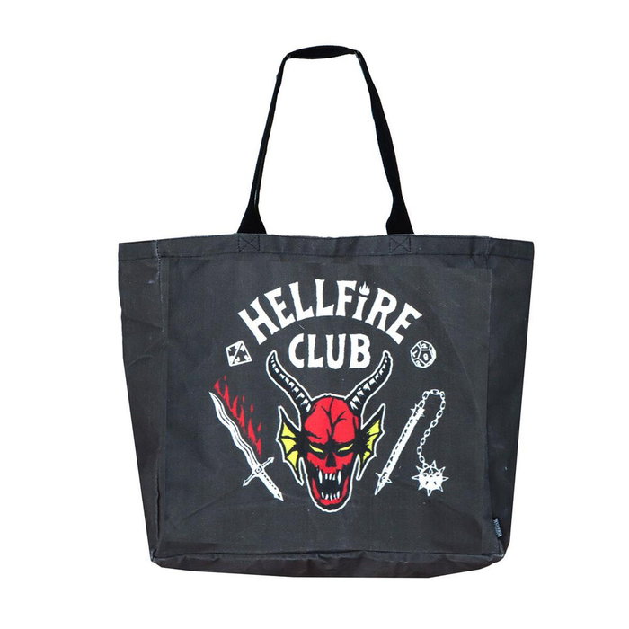 Cerdà Bolsa Shopping XL Stranger Things 48.0 x 43.0 x 17.0 cm Negro