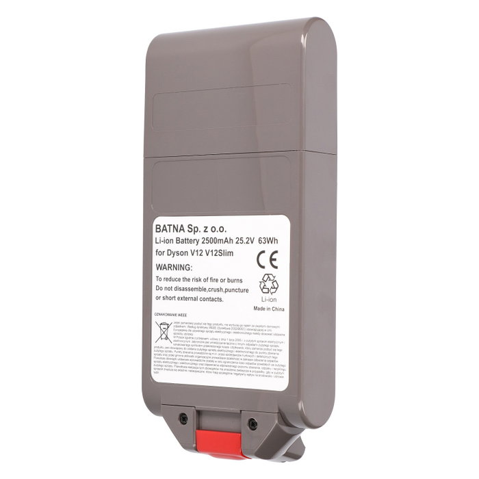 Extralink Batería para Dyson V12, 25.2V 2500mAh