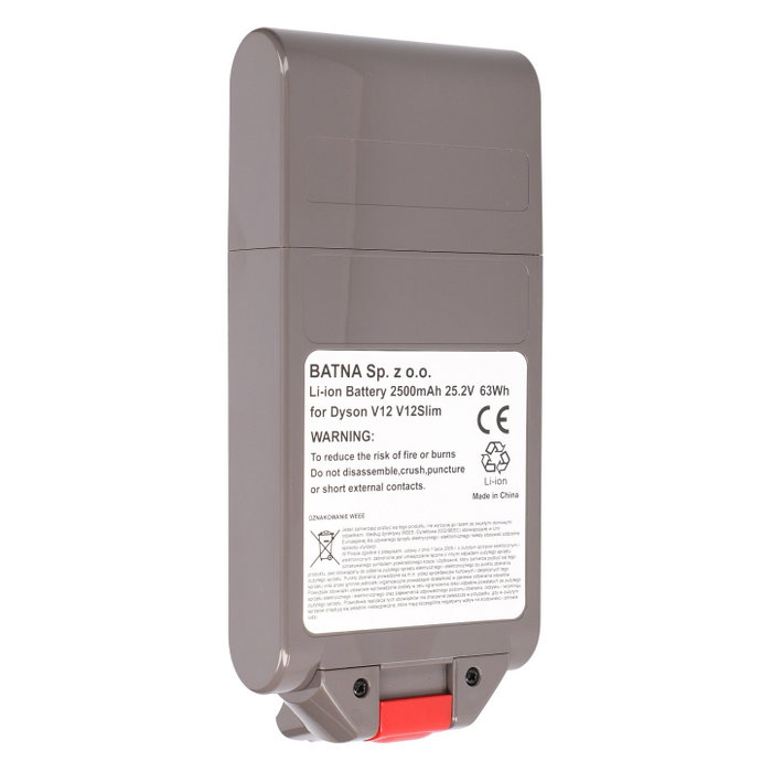 Extralink Batería para Dyson V12, 25.2V 2500mAh
