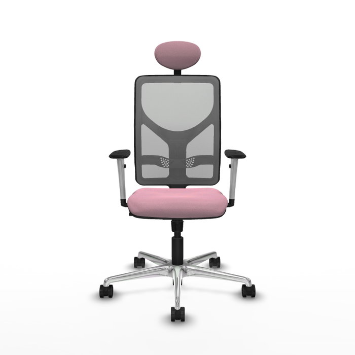 PIQUERAS Y CRESPO Silla de oficina Motilla con Mecanismo Sincro, Rosa y Gris PIQUERAS Y CRESPO Silla de oficina Motilla con Mecanismo Sincro, Rosa y Gris