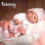 Muñecas Arias Muñeca Reborn Gala 40 cm Cuerpo Blando Manta Peluche Español