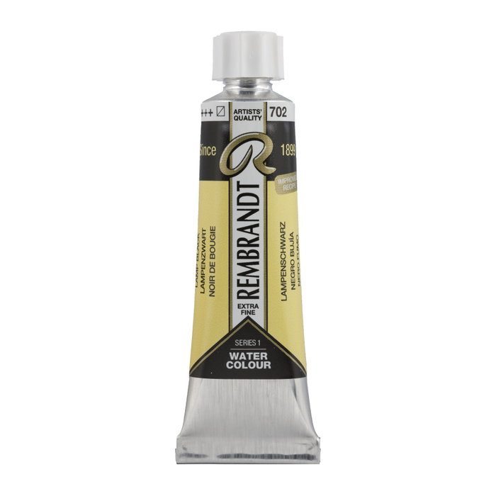 Rembrandt Acuarela Tubo 10 ml Negro Bujía 702 Rembrandt Acuarela Tubo 10 ml Negro Bujía 702