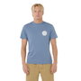 Camiseta de Manga Corta Hombre Rip Curl Drifter Tee Azul