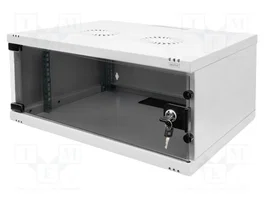 DIGITUS Armario Rack SOHO 4U 540x241x400mm Gris Claro
