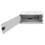 Digitus Gabinete de Pared Rack SOHO 4HE 241x540x400 mm Gris, Estructura Acero, Puerta Frontal de Cristal, Capacidad 60 kg, IP20, Incluye Kit de Montaje