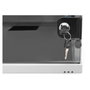 Digitus Gabinete de Pared Rack SOHO 4HE 241x540x400 mm Gris, Estructura Acero, Puerta Frontal de Cristal, Capacidad 60 kg, IP20, Incluye Kit de Montaje