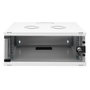 Digitus Gabinete de Pared Rack SOHO 4HE 241x540x400 mm Gris, Estructura Acero, Puerta Frontal de Cristal, Capacidad 60 kg, IP20, Incluye Kit de Montaje