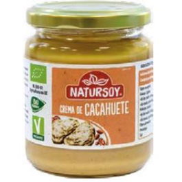 NATURSOY Crema De Cacahuete Sin Sal 250Gr. Bio