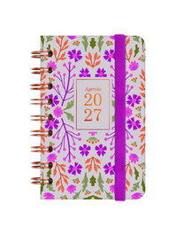 Finocam Agenda Anual 2027 Trendy You Wire-O Catalán 79x127 mm con Goma