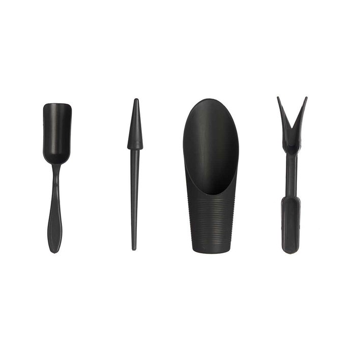 Set de Herramientas Ibergarden Antracita Polipropileno Jardín (24 Unidades)