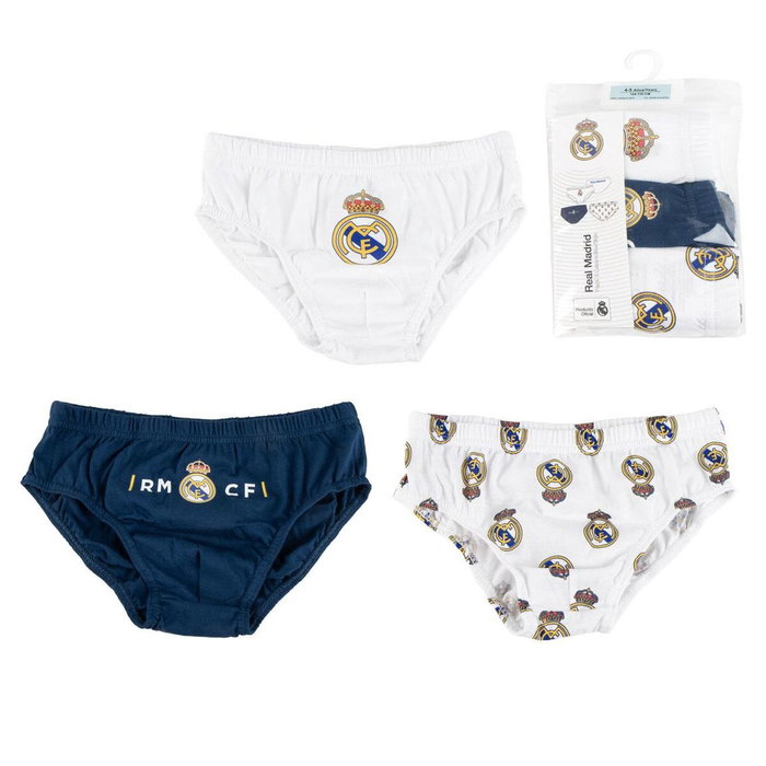 Cerdá Pack Calzoncillos Single Jersey Real Madrid 3 Piezas T06/08