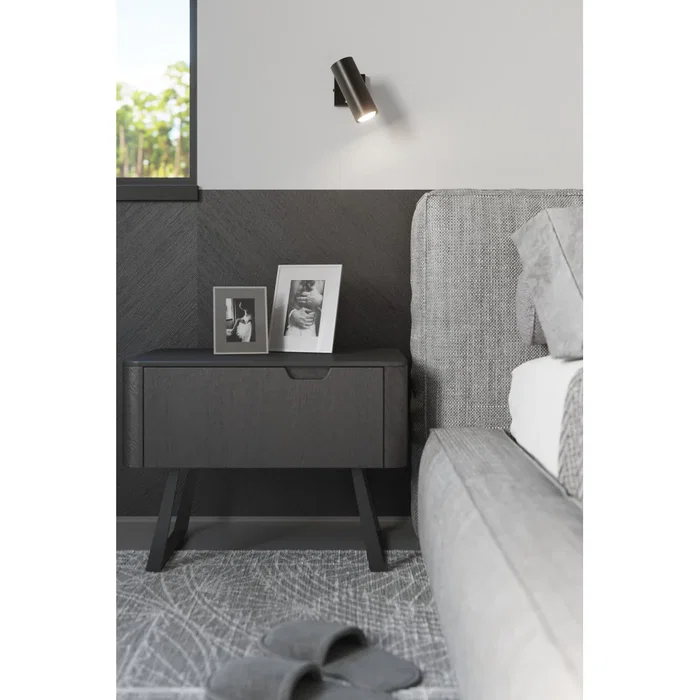 DIREZIONE Lámpara de Techo Direzione-1 [SOL-SL.0497] - Diseño Original en Forma de Cilindro, Color Blanco Clásico y Universal para Apartamento u Oficina