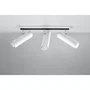 DIREZIONE Lámpara de Techo Direzione-1 [SOL-SL.0497] - Diseño Original en Forma de Cilindro, Color Blanco Clásico y Universal para Apartamento u Oficina