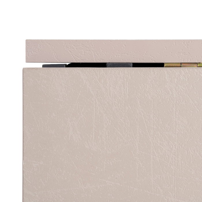 Mesa Plegable Plegable Negro-Crema 148 X 71 X 74 cm