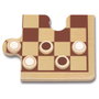 Cayro Juego de Ajedrez y Damas de viaje en caja de metal