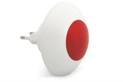 Ednet 84295 Sensor Multifunción para Hogar Inteligente, Detector de Movimiento, Frecuencia 433 MHz, 110 dBm, Color Rojo y Blanco, Alimentación AC 230 V