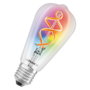 Ledvance SMART Bombilla LED con filamento Edison E27 4,5 W 300 lm 2700 K