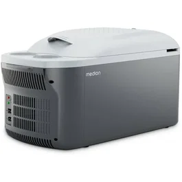 Medion MD13100 Nevera Eléctrica Portátil 16L, Refrigeración y Calefacción, Compacta con Portavasos, Clase E, 26-32 dB