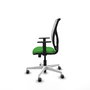 PIQUERAS Y CRESPO Silla de oficina Motilla con mecanismo Sincro, Verde y Blanco