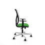 PIQUERAS Y CRESPO Silla de oficina Motilla con mecanismo Sincro, Verde y Blanco