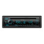 Kenwood KDC-BT560DAB Reproductor de CD 1 DIN con Bluetooth 4.2, DAB+, USB, AUX para iPhone, 50W x 4, Negro, Incluye Antena y Micrófono