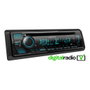 Kenwood KDC-BT560DAB Reproductor de CD 1 DIN con Bluetooth 4.2, DAB+, USB, AUX para iPhone, 50W x 4, Negro, Incluye Antena y Micrófono