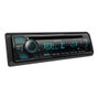 Kenwood KDC-BT560DAB Reproductor de CD 1 DIN con Bluetooth 4.2, DAB+, USB, AUX para iPhone, 50W x 4, Negro, Incluye Antena y Micrófono