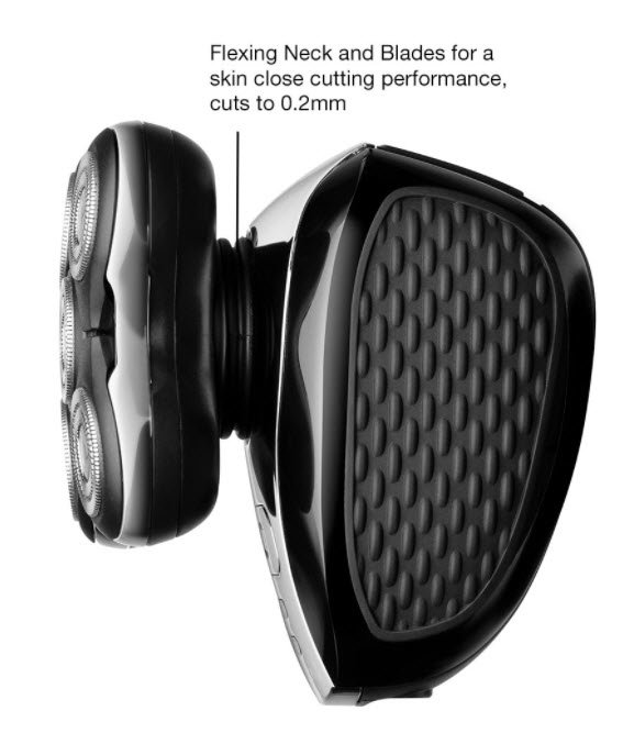 Remington Ultimate Series RX5 XR1500 Afeitadora de Cabeza con 5 Cabezales, Negro/Cromado