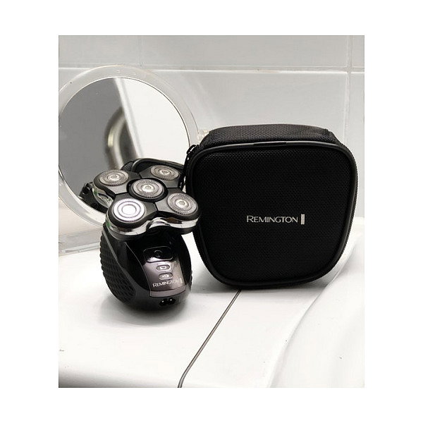 Remington Ultimate Series RX5 XR1500 Afeitadora de Cabeza con 5 Cabezales, Negro/Cromado