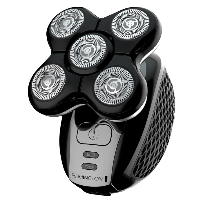 Remington Ultimate Series RX5 XR1500 Afeitadora de Cabeza con 5 Cabezales, Negro/Cromado