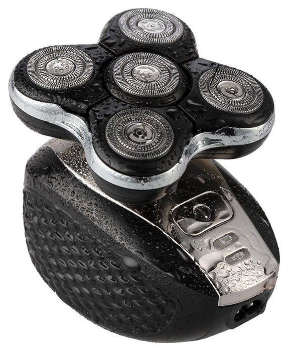 Remington Ultimate Series RX5 XR1500 Afeitadora de Cabeza con 5 Cabezales, Negro/Cromado