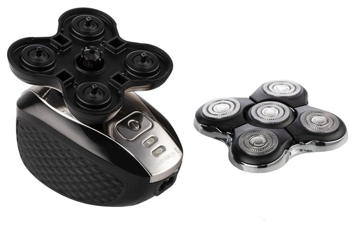 Remington Ultimate Series RX5 XR1500 Afeitadora de Cabeza con 5 Cabezales, Negro/Cromado