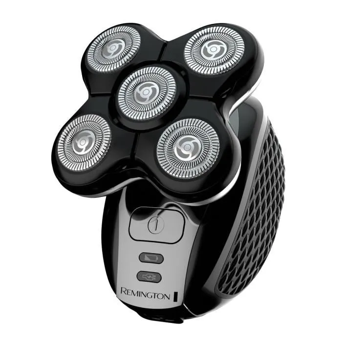 Remington Ultimate Series RX5 XR1500 Afeitadora de Cabeza con 5 Cabezales, Negro/Cromado