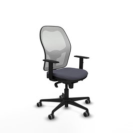 PIQUERAS Y CRESPO Silla de oficina Jorquera Gris y Blanca