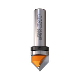 CMT 91516011B Fresa para Ranurar Madera 90º con Guía de Rodamiento S8 D16 I12,7 Cmt